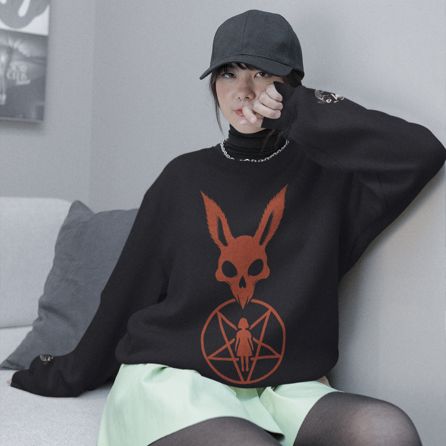 Omen Seal Sweater